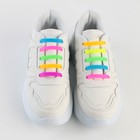 Шнурки силиконовые, набор 6 шт, цвет радуга - Фото 5