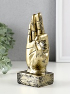 Фигурка наградная полистоун TAKE IT EASY «Жесты: Все будет ОК», панно, настенный декор, 17×7×6 см - Фото 4