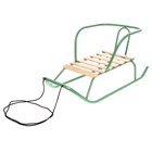 Санки детские «Ветерок 1», цвет оливковый - Фото 2