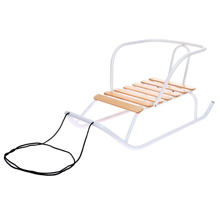 Санки детские «Ветерок 1», цвет белый - Фото 1