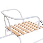 Санки детские «Ветерок 1», цвет белый - Фото 4