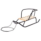 Санки детские «Ветерок 1», цвет чёрный - Фото 2