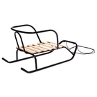 Санки детские «Ветерок 1», цвет чёрный - Фото 5