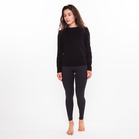 Термобельё женское (легинсы), антрацит, размер 54