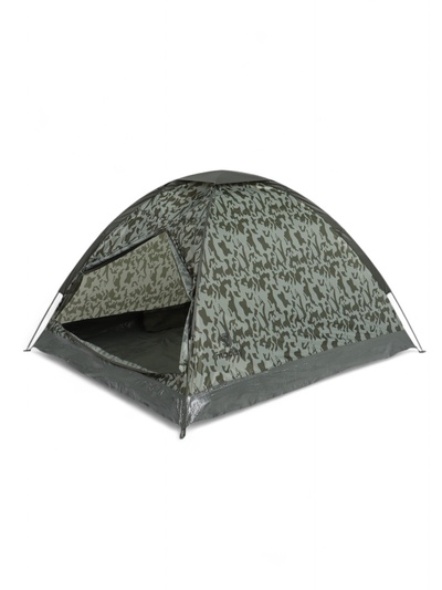 Палатка туристическая 3-местная maclay fisht sme 3, 205×180×120 см, трекинговая, однослойная, цвет камуфляж