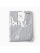 Плед флисовый новогодний «Этель. Зимний лес», 100×150 см, серый, флис - фото 65338233