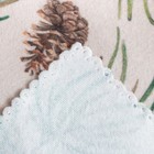 Плед новогодний «Этель. Шишки» 100×150 см, флис - Фото 4