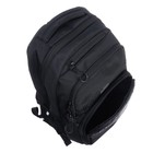 Рюкзак школьный 45 х 32 х 23 см, Grizzly, эргономичная спинка, чёрный/белый - Фото 8