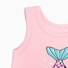 Комплект для девочки (майка, трусы), цвет розовый, рост 104 см 9241285