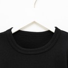 Термобельё детское (лонгслив, брюки), цвет чёрный, рост 152 см - фото 9951161