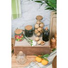 Набор баночек для специй Доляна «Парфе», 200 мл, 7.4×8 см, с пробковой крышкой, 12 шт., стекло - Фото 7