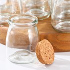 Набор баночек для специй Доляна «Парфе», 200 мл, 7×7×8.5 см, с пробковой крышкой, 12 шт., стекло - Фото 2