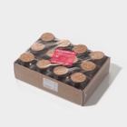 Набор баночек для специй Доляна «Парфе», 200 мл, 7×7×8.5 см, с пробковой крышкой, 12 шт., стекло - Фото 7