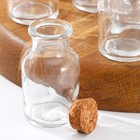 Набор баночек для специй Доляна «Парфе», 70 мл, 4.5×8 см, с пробковой крышкой, 12 шт., стекло - Фото 2