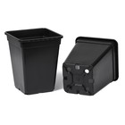 Горшок для рассады, 3,5 л, d = 16,5 см, h = 16,5 см, чёрный, Greengo (комплект 2 шт) - фото 24469513