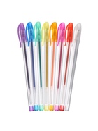 Набор гелевых ручек, 8 цветов, металлик, узел 0.7 мм - Фото 7