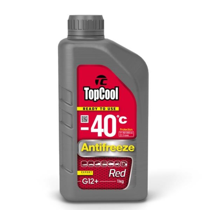 Антифриз TopCool Antifreeze Red -40 C, красный, 1 кг - Фото 1