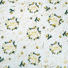 Бумага упаковочная новогодняя глянцевая «Венки на золотом!», 1 лист, 70×100 см - Фото 4