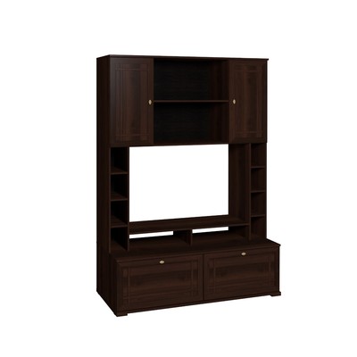 Стенка Sherlock 1, 1520×590×2107 мм, цвет орех шоколадный