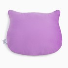 Подушка декоративная Этель «Кошка», цвет фиолетовый, 48х38см, велюр, 100% полиэстер - Фото 3