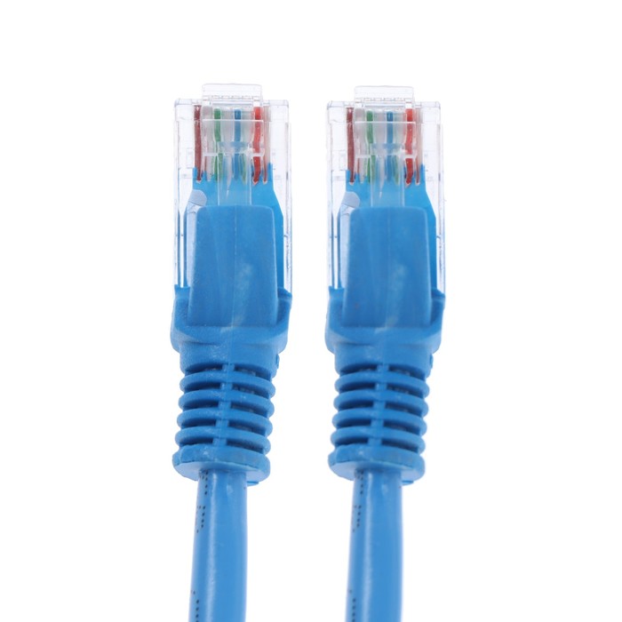 Патч-корд Cablexpert PP12-2M/B, UTP 5е кат., RJ-45(m)-RJ-45(m), 2 м, синий - фото 51302156