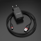 Сетевое зарядное устройство Borofone BA20A, 1 USB, 2.1 А, чёрное - Фото 6