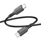 Кабель Borofone BX70 Type-C - Type-C, 3 А, 60 Вт, 1 м, чёрный - фото 51796804 Кабель Borofone BX70 Type-C - Type-C, 3 А, 60 Вт, 1 м, чёрный - фото 51796804