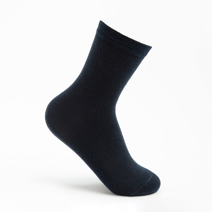 Носки женские полушерстяные , цвет тёмно-синий, размер 23 (38-39) - Фото 1
