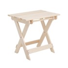 Стол деревянный раскладной 70х50 см - фото 22762285