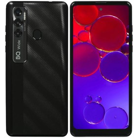 Смартфон BQ S-6868L Wide LTE, 6.8", IPS, 2 sim, 3Гб, 32Гб, 13Мп, microSD, 4000мАч, черный 9247652