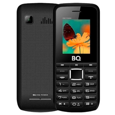 Сотовый телефон BQ M-1846 One Power, 1.77", 2 sim, 32Мб, microSD, 2500 мАч, чёрно-серый