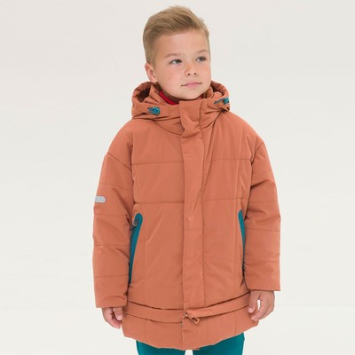 Куртка для мальчиков, рост 98 см, цвет охра