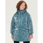Куртка для девочек, рост 122 см, цвет голубой - фото 300495431