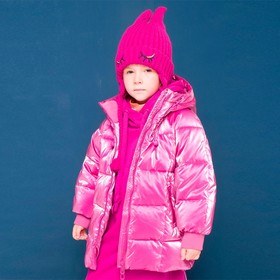Куртка для девочек, рост 158 см, цвет розовый