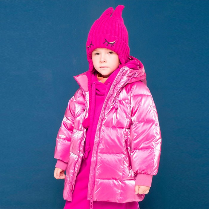 Куртка для девочек, рост 164 см, цвет розовый - Фото 1