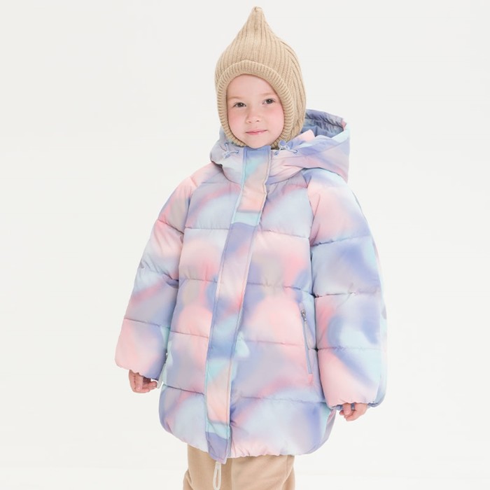 Куртка для девочек, рост 152 см, цвет лёд