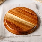 Тарелка Magistro Milk, d=20 см, дерево акация - Фото 3