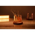 Стакан «Торн», 250 мл, на деревянной подставке, стекло, прозрачный - Фото 6