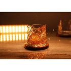 Стакан для виски «Торн», 250 мл, на деревянной подставке, стекло, прозрачный - Фото 5