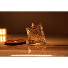 Стакан для виски «Торн», 250 мл, на деревянной подставке, стекло, прозрачный - Фото 7