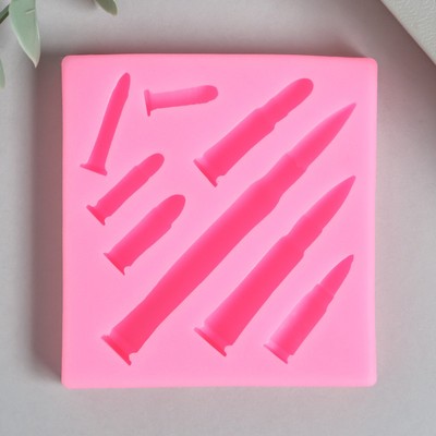 Молд силикононовый «Пули» 1,2 х 7,5 х 7,5 см