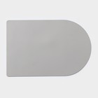 Салфетка сервировочная на стол «Тэм», 45×29,5 см, цвет светло-серый - фото 319035703