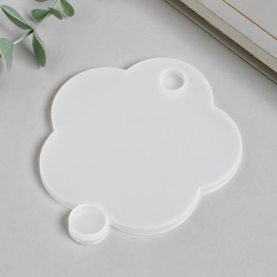 Молд силиконовый «Шкатулка цветок - крышка» 9.8×10.5×0.7 см