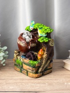 Фонтан "Птички у мельницы, кувшин с рисунком" 10х14х19 см (с подсветкой) - фото 808930775 Фонтан "Птички у мельницы, кувшин с рисунком" 10х14х19 см (с подсветкой) - фото 808930775