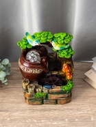 Фонтан "Птички у мельницы, кувшин с рисунком" 10х14х19 см (с подсветкой) - фото 808930776 Фонтан "Птички у мельницы, кувшин с рисунком" 10х14х19 см (с подсветкой) - фото 808930776
