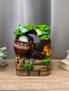 Фонтан "Птички у мельницы, кувшин с рисунком" 10х14х19 см (с подсветкой) - фото 809223123 Фонтан "Птички у мельницы, кувшин с рисунком" 10х14х19 см (с подсветкой) - фото 809223123