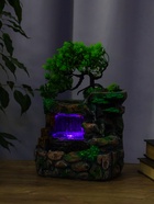 Фонтан настольный «Мельница на камнях под деревом», 12×18×29 см, с подсветкой, без шарика - Фото 6