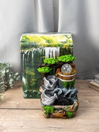 Фонтан "Слоники под деревом,ведерки" 12х15х24 см (с подсветкой) - фото 809223142 Фонтан "Слоники под деревом,ведерки" 12х15х24 см (с подсветкой) - фото 809223142