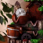 Фонтан «Тихое место, домик в лесу», 16×19×26 см, с подсветкой 9087428