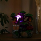 Фонтан настольный «Птички на брёвнышке у мельницы», 12×16×27 см, с подсветкой - Фото 4